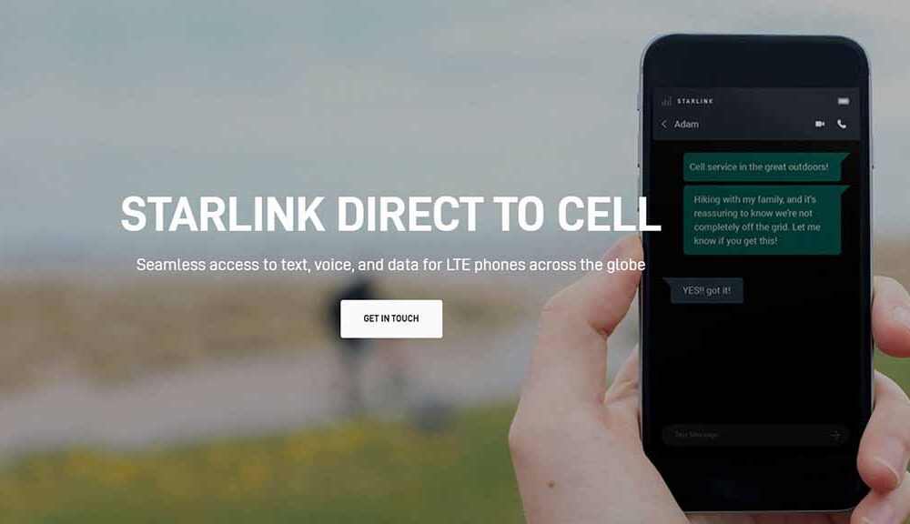 Starlink Direct to Cell smartphone