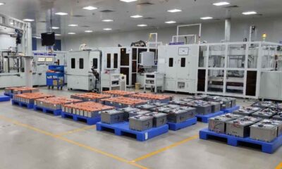 Battery production line
