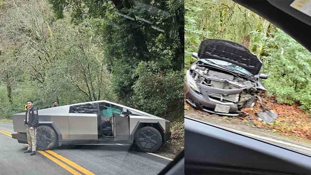 Tesla Cybertruck Accident