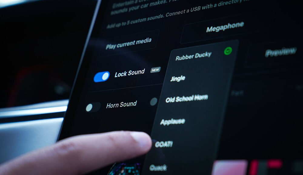 Tesla Custom Lock Sound