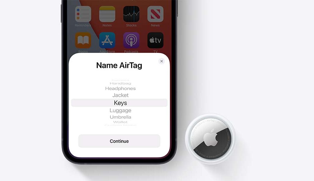 Apple AirTag tracker device