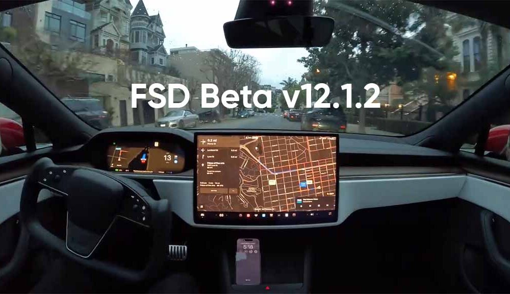 Tesla FSD Beta V12.1.2