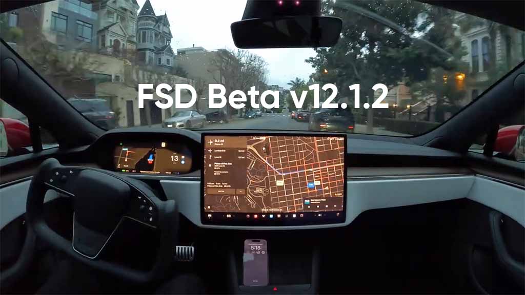 Tesla FSD Beta V12.1.2