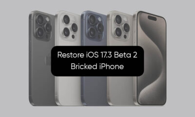 Restore iOS 17.3 Beta 2 Bricked iPhone