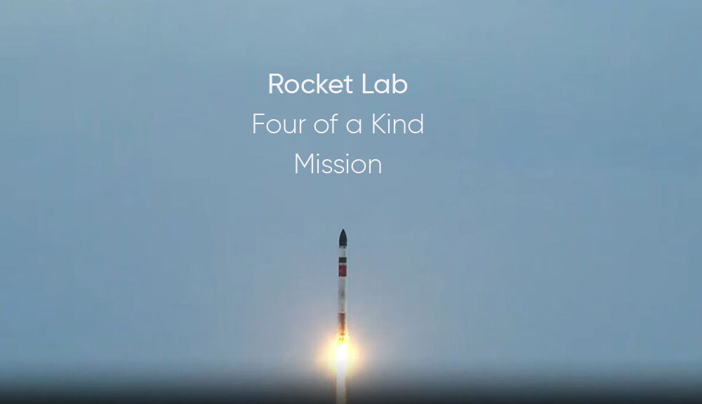 Rocket Lab Four Of A Kind Mission launch of four SAS satellites
