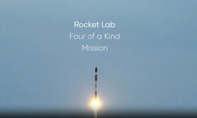Rocket Lab Four Of A Kind Mission launch of four SAS satellites