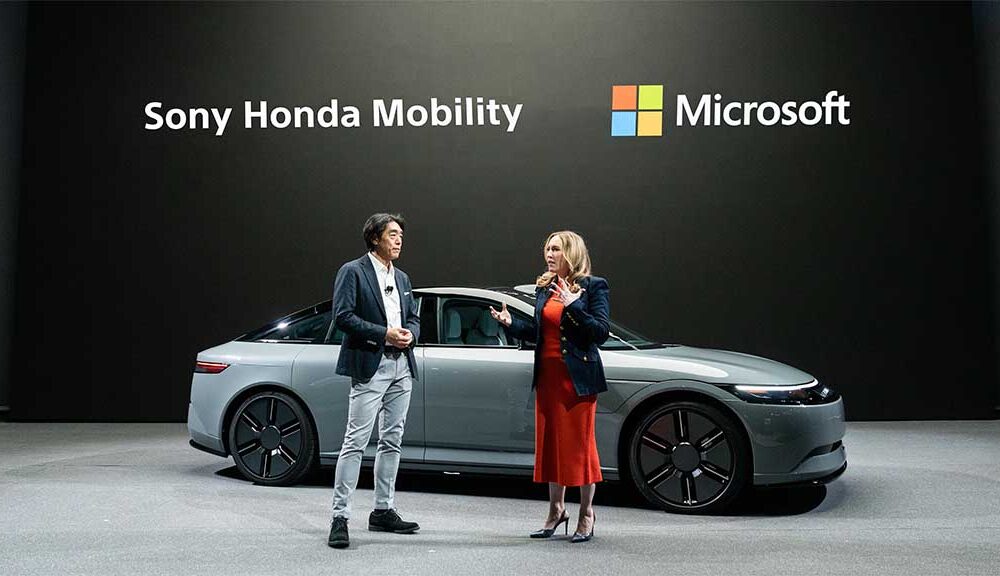 Sony Honda Mobility (SHM) and Microsoft partnership