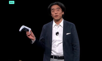 Sony Honda Mobility President and COO, Izumi Kawanishi with PS5 controller at CES 2024