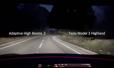 Tesla Adaptive Hight Beams