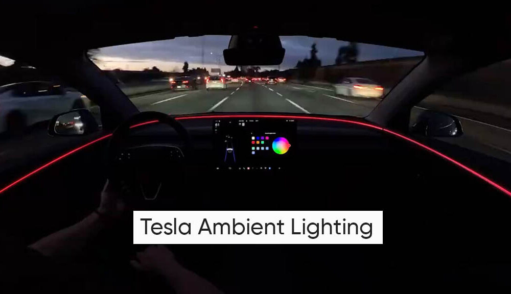 Tesla Ambient Lighting