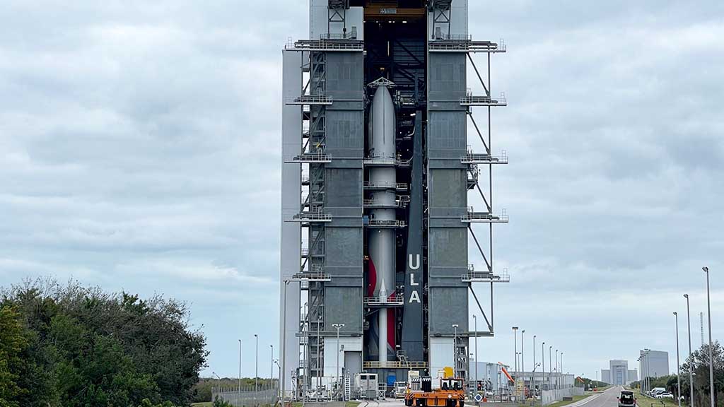 ULA Vulcan Mission Vertical at Space Launch Complex-41 at Cape Canaveral Space Force Station, Florida