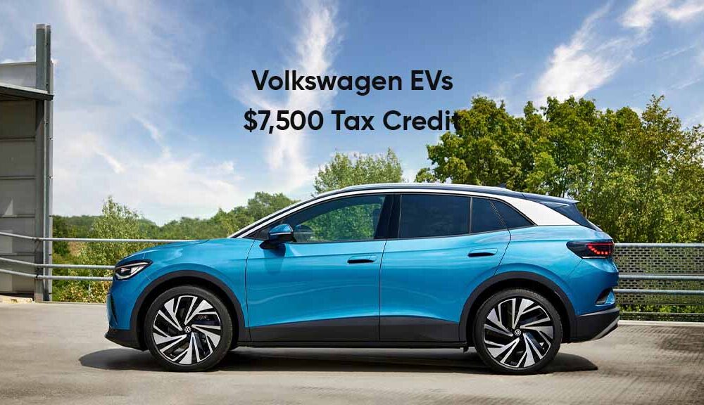 Volkswagen EVs $7500 tax credit