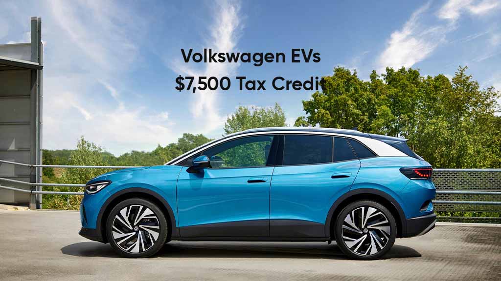 Volkswagen EVs $7500 tax credit