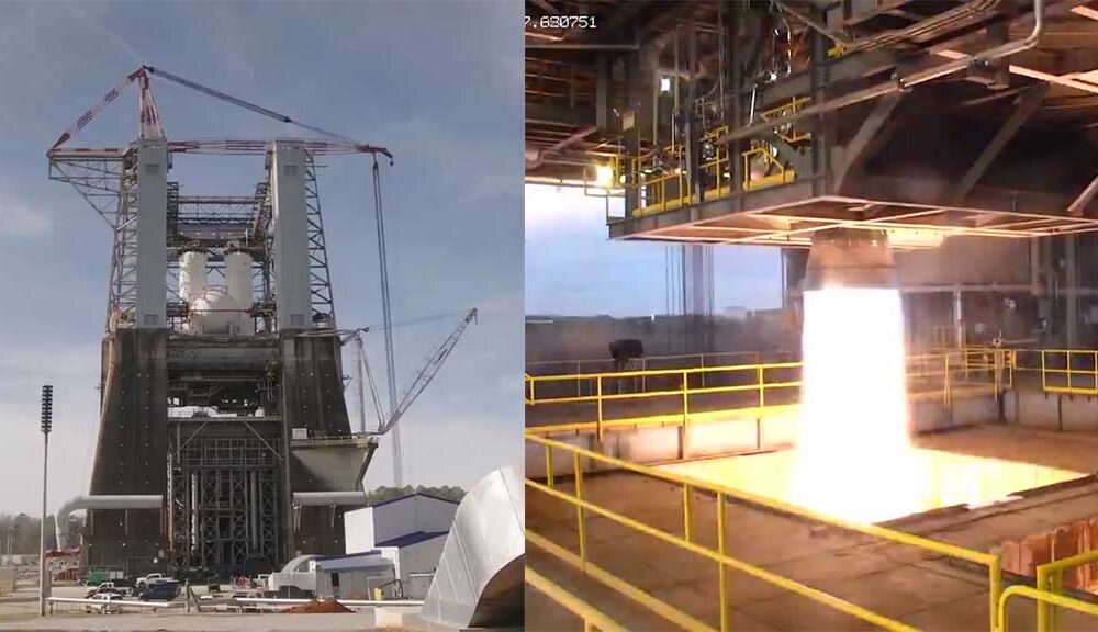 Blue Origin BE-4 Static Fire test