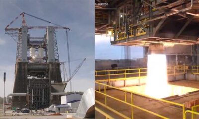 Blue Origin BE-4 Static Fire test