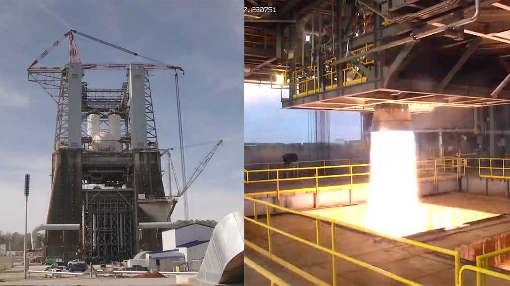 Blue Origin BE-4 Static Fire test