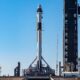 SpaceX Falcon 9 Vertical At Launch Pad