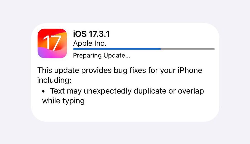 Apple iOS 17.3.1