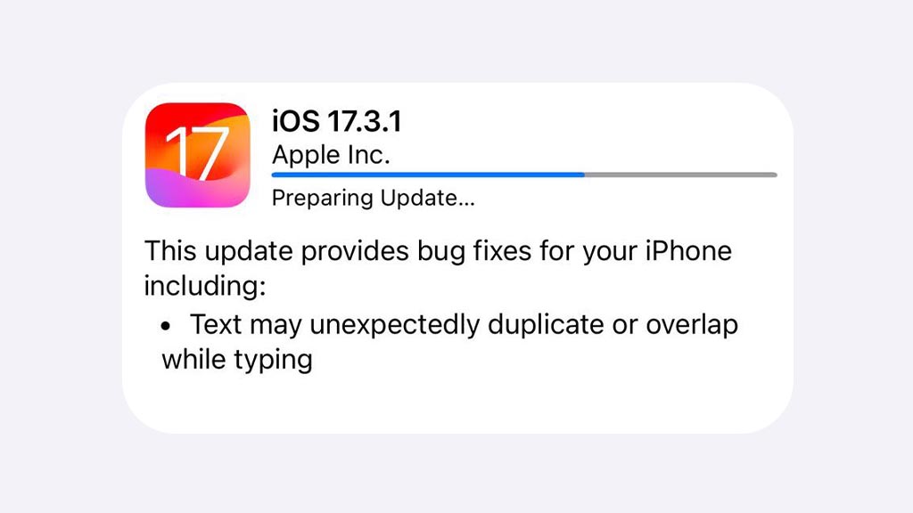 Apple iOS 17.3.1