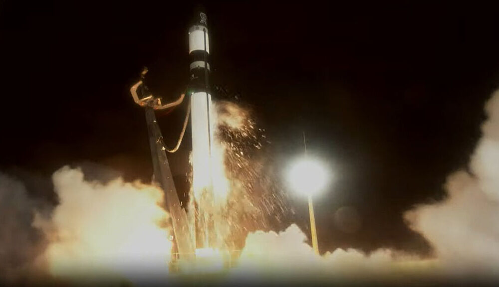 Rocket Lab Electron Rocket Liftoff