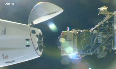 SpaceX Dragon Spacecraft Undocking from International Space Station with Ax-3 crew