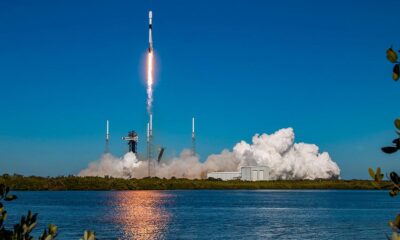 SpaceX Falcon 9 Rocket Lifting off