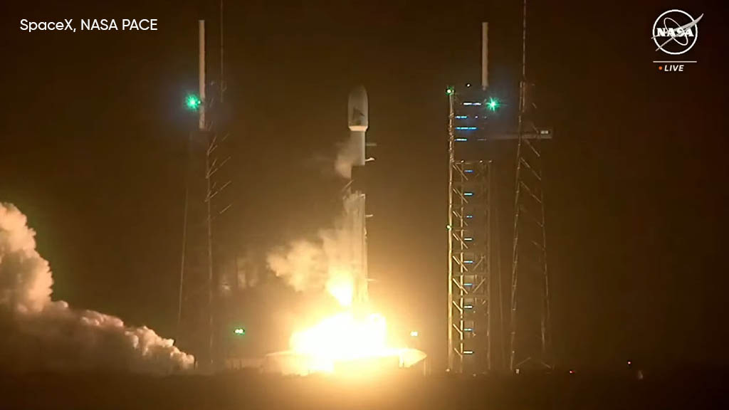 SpaceX NASA Pace Mission liftoff