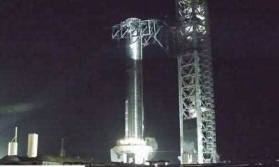 SpaceX Super Heavy Booster at Launch Pad