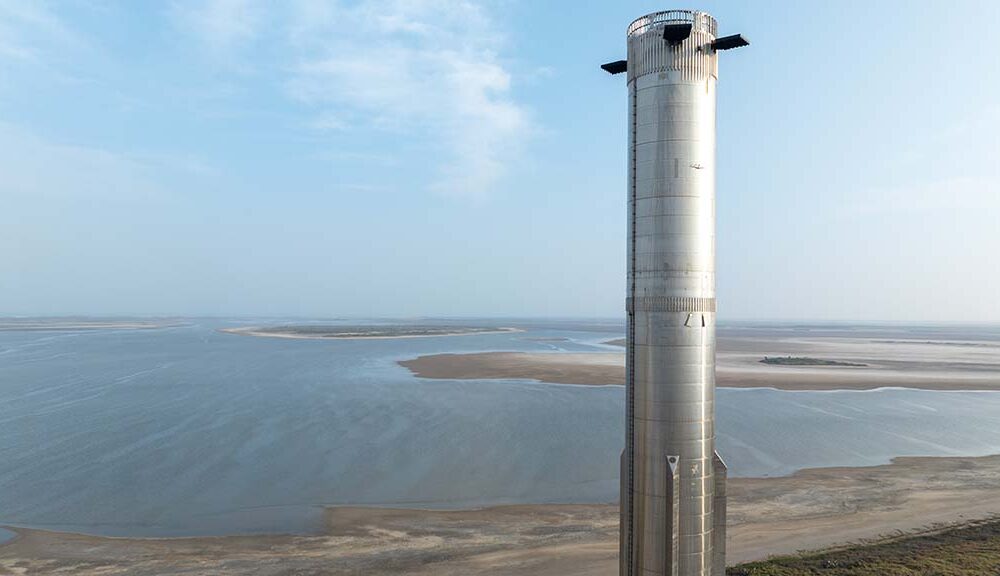 Starship Flight 3 Booster Rollout