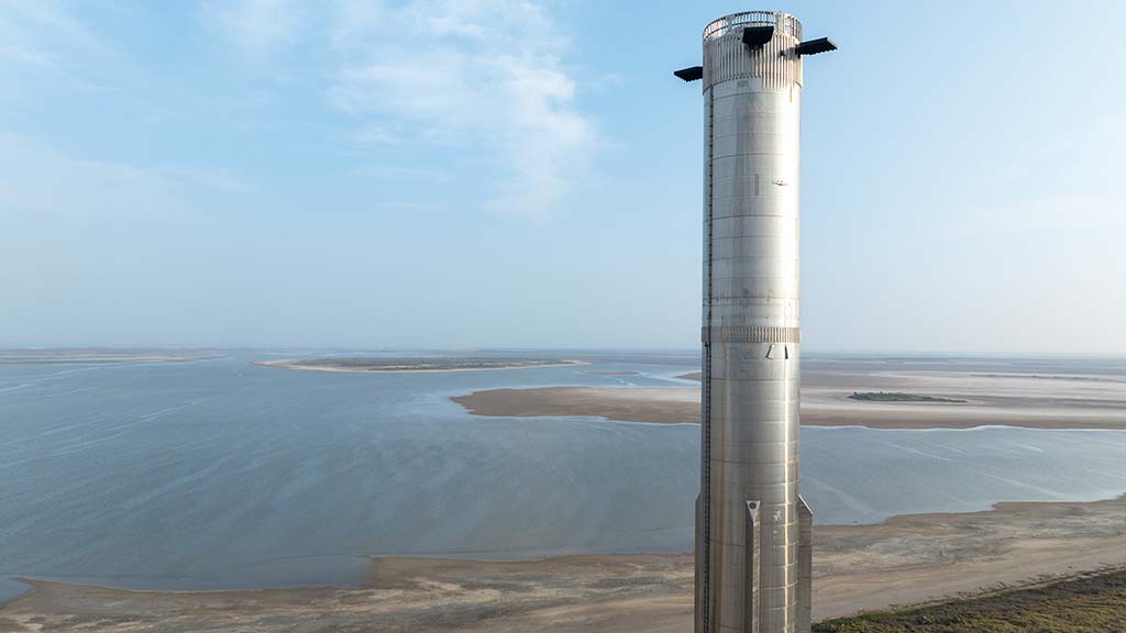 Starship Flight 3 Booster Rollout