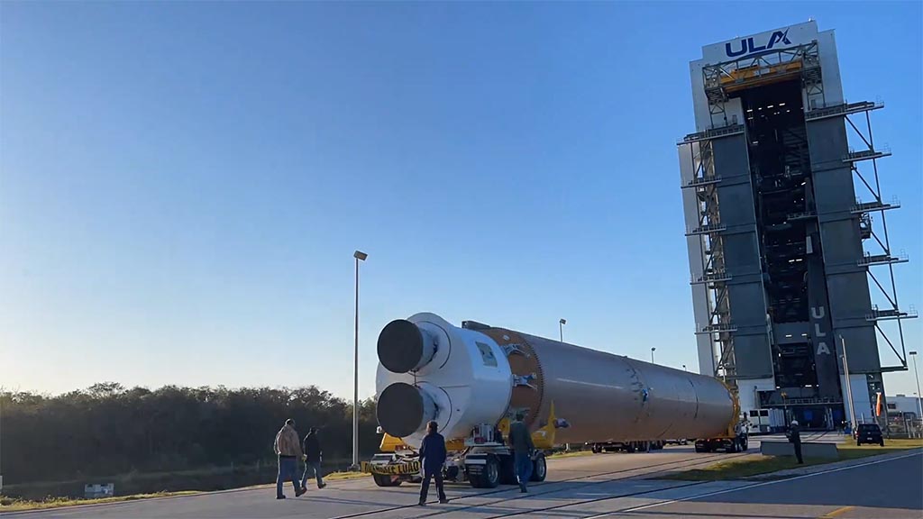 Atlas V ULA Rocket on Rollout