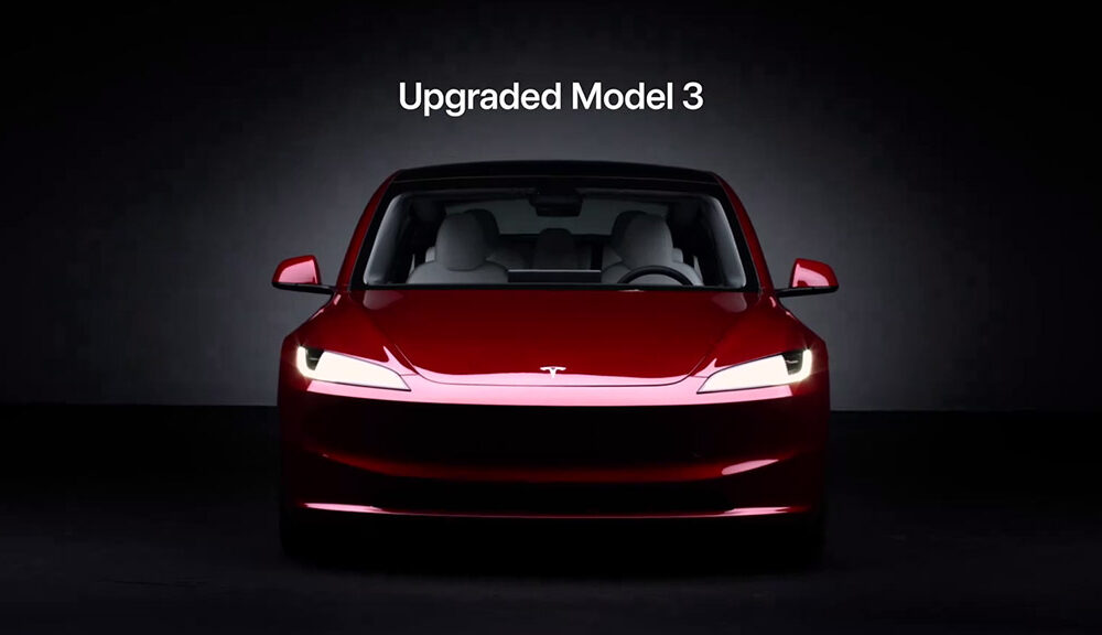 Upgraded Tesla Model 3