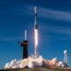 SpaceX launching Falcon 9 Vehicle from Launch Complex 39A (LC-39A) at the Kennedy Space Center in Florida with EUTELSAT 36D satellite