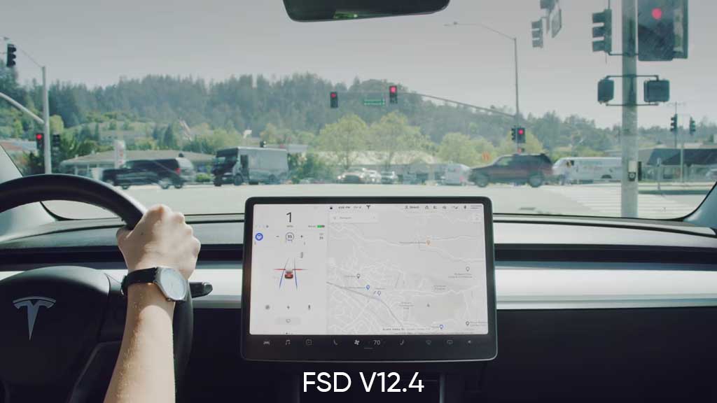 Tesla FSD v12.4