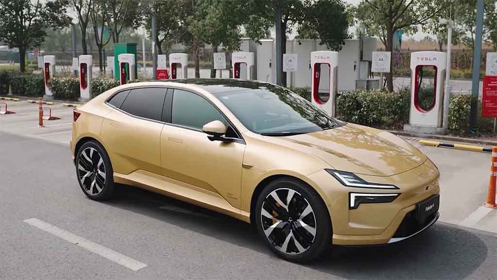 Polestar Tesla Supercharger