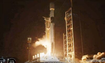 SpaceX Falcon 9 Rocket Lifting off from Launch Complex 39A (LC-39A) at NASA's Kennedy Space Center in Florida with 23 Starlink Satellites on March 23, 2024