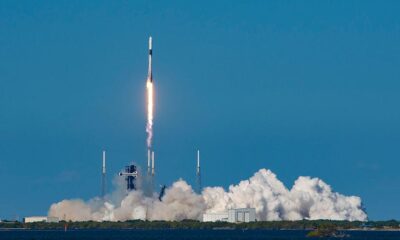 SpaceX Falcon 9 Rocket Lifting off