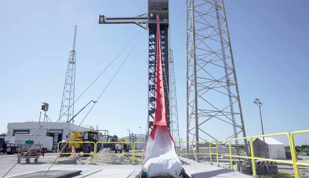 SpaceX emergency escape chute