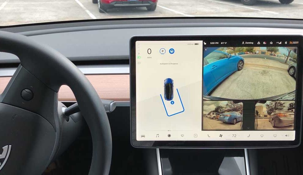 Tesla Autopark Feature