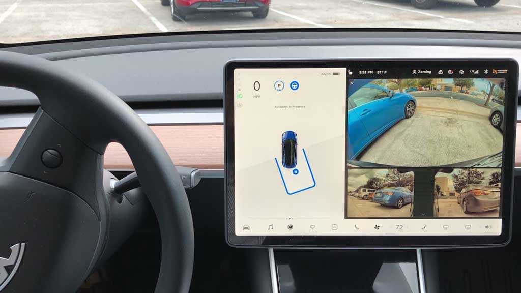 Tesla Autopark Feature