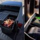 Tesla Cybertruck Vault Cargo Bins and Underseat bins