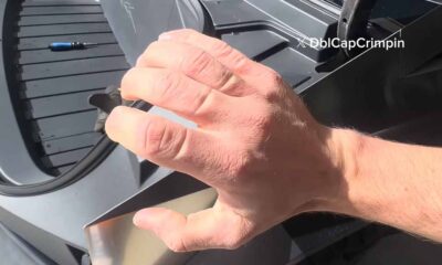 Tesla Cybertruck Powered Frunk closing on Human Fingers