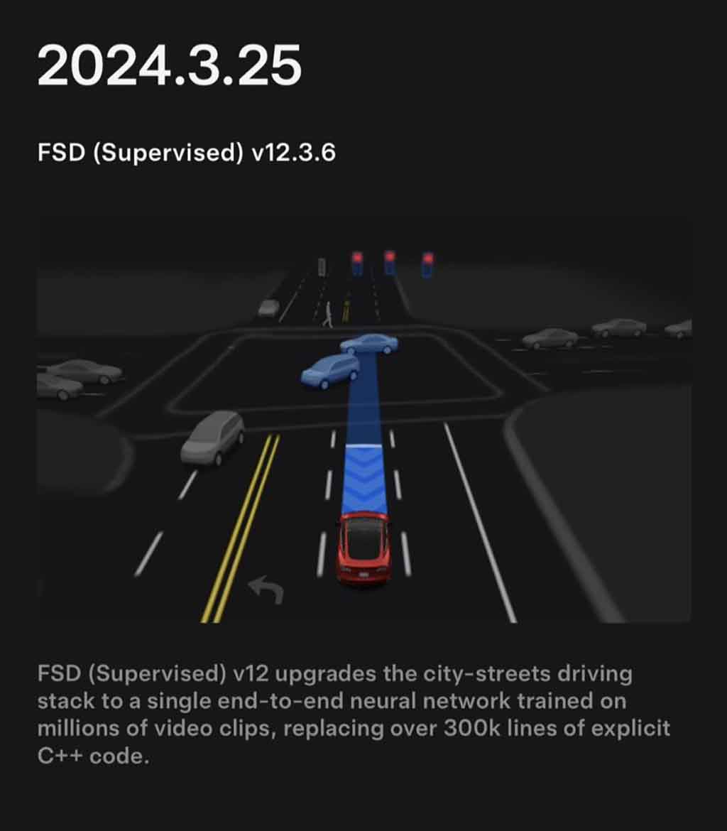 Tesla FSD 12.3.6