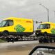 Rivian Electric Delivery Van with DHL Branding