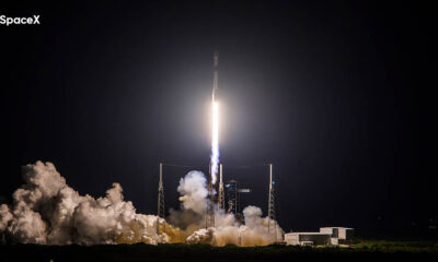 SpaceX Falcon 9 Rocket Lifting off from Space Launch Complex 40 (SLC-40) at Cape Canaveral Space Force Station in Florida