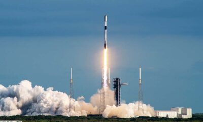 SpaceX Falcon 9 Lifting off from Space Launch Complex 40 at Cape Canaveral Space Force Station in Florida