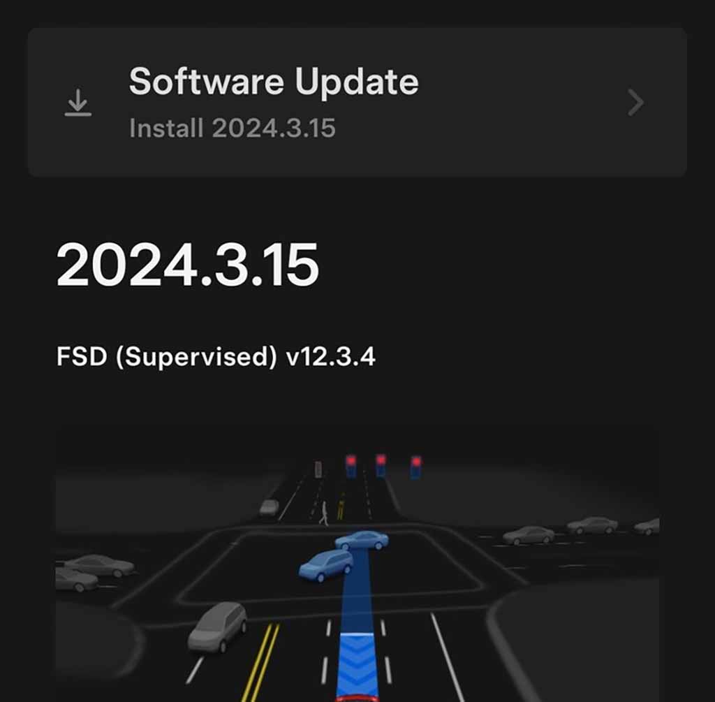 Tesla FSD 12.3.4