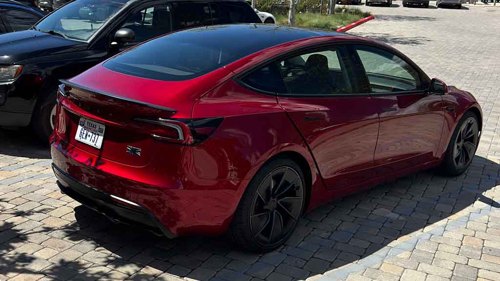 Tesla Model 3 Rear Side