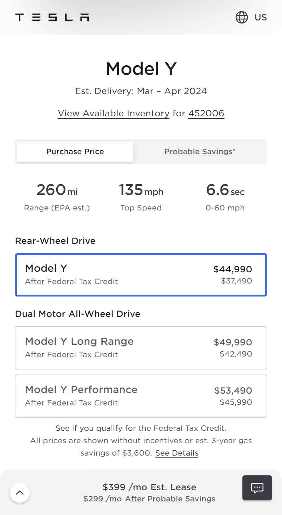 Tesla Model Y added $1000 Price increase on all variants by April 1, 2024 