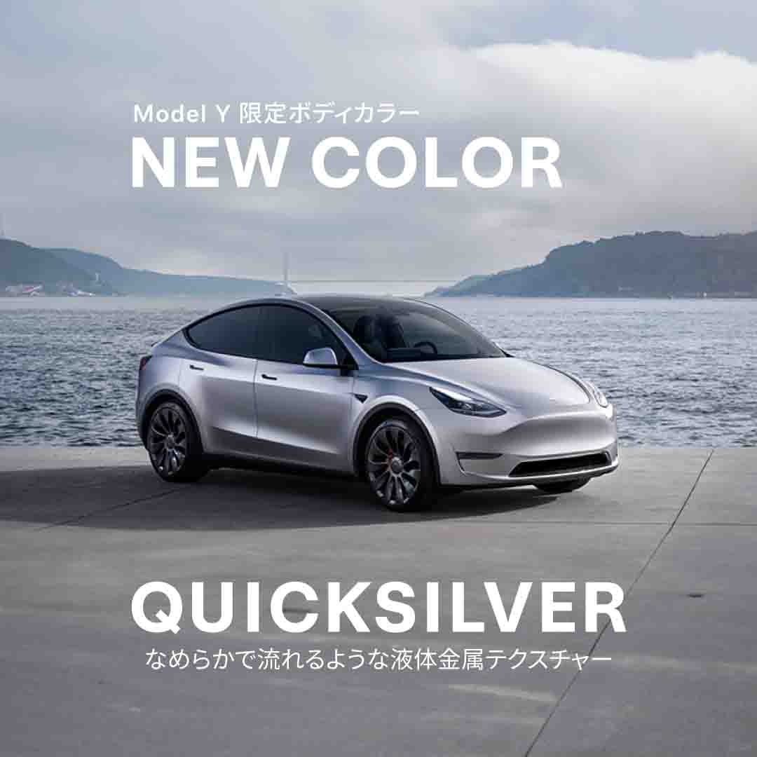 Tesla Model Y Quicksilver Japan